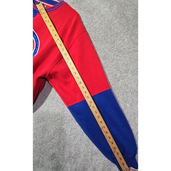 Vintage Starter Detroit Pistons Sweatshirt 80's Color Block Embroidered Men's XL - Picture 5 of 16